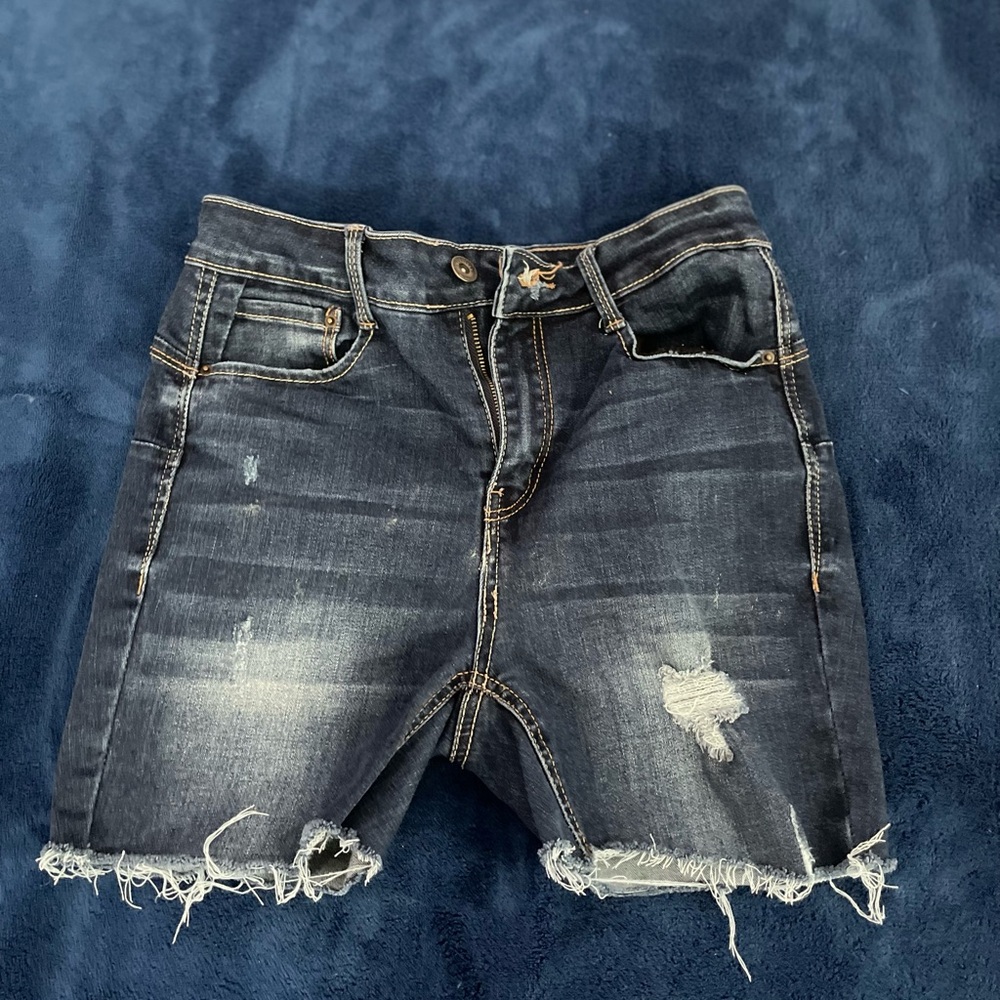 Blue jeans shorts